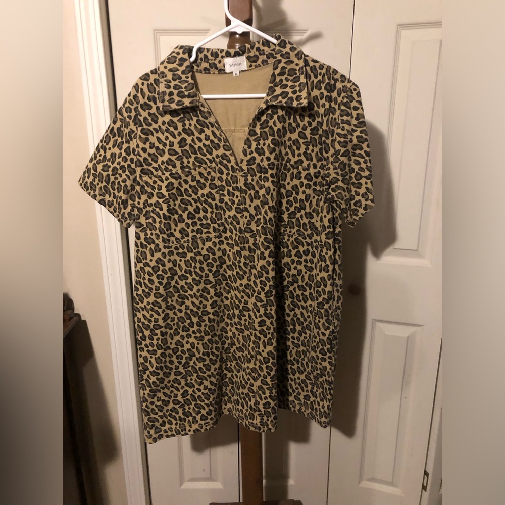 Wishlist Leopard Print Mini Dress